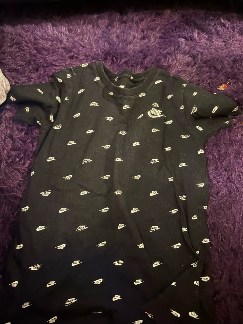 Nike The Nike Tee - Black with White Logo